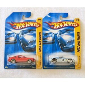 HOT WHEELS Lot of 2 - 2007/2008 New Models 07 Shelby GT500 Ferrari 250 LM NEW